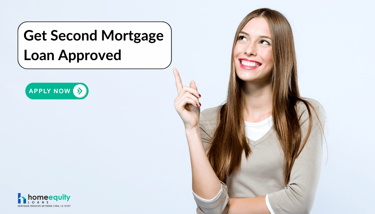 women taking out second mortgage from home